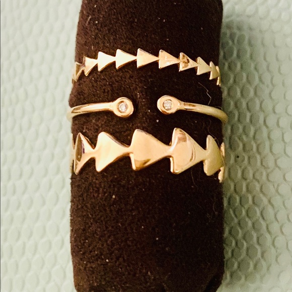 Dannijo “Kidada” Ring in Rose Gold, Size 8 - Picture 4 of 7